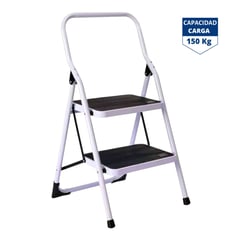 PRETUL - Escalera plegable 2 peldaños 150 kg,