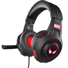 XTECH - Audifonos Micrófono Edición Marvel Spiderman Bluetooth 35mm USB - XTH-M541SM