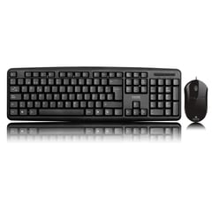 ENKORE - KIT TECLADO Y MOUSE USB ERGONOMICO FUSSION ENT502