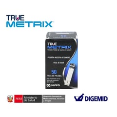 GENERICO - TIRAS REACTIVAS TRUE METRIX