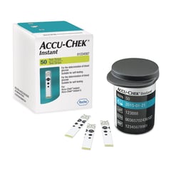 ACCU CHEK - Tiras Reactivas Accu-Check Instant 50 UND.