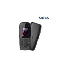 NOKIA - Teléfono Movil 106 2G 1.8" Negro.