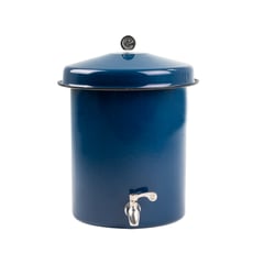 ECOFILTRO - Filtro de Agua Acero Vitrificado Mini 5.5 L Azul Marino