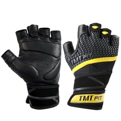 TMT - Guantes Gym Fitness W66 Ejercicio De Cuero Crossfit