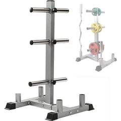 RUNNING SPORT PERU - Soporte Rack de Disco y Barra Olimpica Profesional Gym