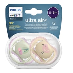 AVENT - Chupon 0-6 Meses NIÑA Ultra Aire Pack 2 unid SCF085/13