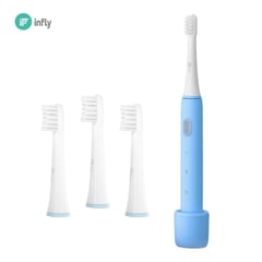 INFLY - - Cepillo dental eléctrico P60 Azul - Incluye set de repuestos