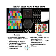 GENERICO - Hama Beads Set Full Color 48 colores