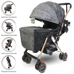 BEAUTIFUL - COCHE CUNA DE PASEO MOOI GRAY