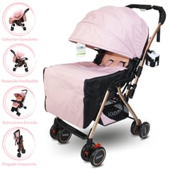 BEAUTIFUL - COCHE CUNA DE PASEO MOOI PINK