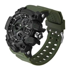 SANDA - Reloj Deportivo 6021 Militar Dual Timer