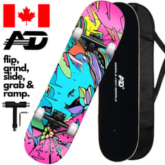 AD - Skateboard 31 Flip Grind Slide Grab Ramp - Colored