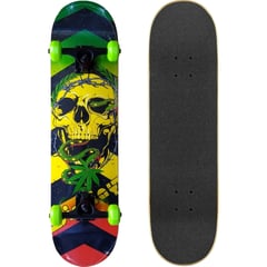 DISPLAY - Skateboard 31'' Flip Grind Slide Grab Ramp - Skull-2