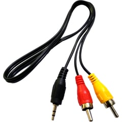 PREMIUM - Cable RCA Audio Video AV Jack 25mm 90cm