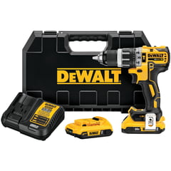 DEWALT - Kit Taladro Percutor Inalámbrico 1/2'' 20V Xr DCD796D2