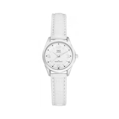 Q&Q - Reloj QQ Mujer Cuero Blanco