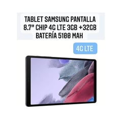 SAMSUNG - TABLET Tab A7 Lite SM-T225 4G LTE RAM 3GB 32GB - GRAY
