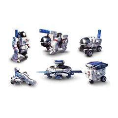 GENERICO - Flota Espacial Solar Kit de 6 Robots en 1