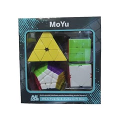 MOYU - Cubo Mágico Cubo Rubik - Set 4 cubos