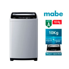 MABE - Lavadora carga superior 10 kg lmap1015wgbb0 - silver