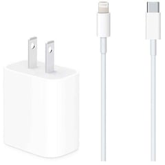 IMPORTADO MC - Cargador Rápido para iPhone o Apple de 20W tipo C cable Lightning