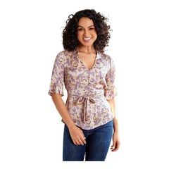 PACIFIC BERRY - Blusa Hortensi Pb Mujer Beige - Beige.