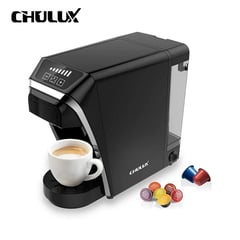 GENERICO - Chulux - Cafetera QF-CM823 3 en uno - Capsulas/Café molido