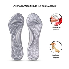 SASARU - Plantilla Ortopédica de Gel para Tacones