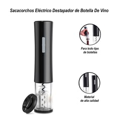 SASARU - Sacacorchos Eléctrico Destapador de Botella de Vino