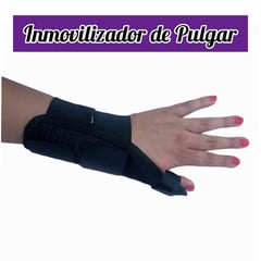 ARGYM - Muñequera con Inmovilizador de Pulgar Negro Standar