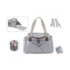 BEABA - Bolso Cambiador Sydney Play Print Gris