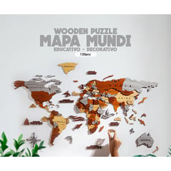 A ANUARIOS EXCLUSIVOS - Rompecabeza de madera MAPA MUNDI