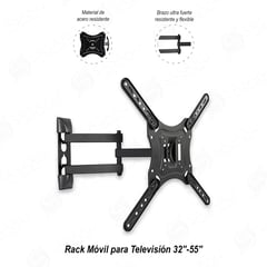 SASARU - Rack Móvil para Televisión 32-55