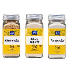 ONZA - Tripack Condimentos en Pote Colección Amarilla