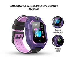 SASARU - Smartwatch Infantil con Rastreador Gps Rosado Morado