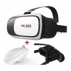 VR BOX - Lentes De Realidad Virtual 360° Control Vr Bluetooth