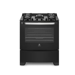 ELECTROLUX - Cocina de Pie a Gas con 5 Quemadores 76GS Negro