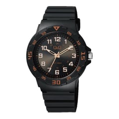 Q AND Q - Reloj qq analógico hombre deportivo acuatico - negro