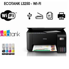 EPSON - Impresora Multifuncional EcoTank L3250 Wi-fi USB