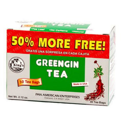 GENERICO - KING'S Te Verde con Ginseng de 30 sobres