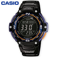 CASIO - Reloj Casio Twin Sensor SGW100-2B Brújula Termómetro Cronometro Luz