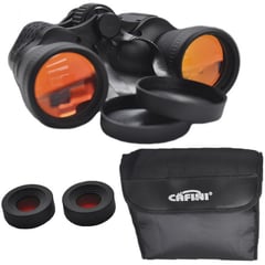 CAFINI - Binocular largo alcance 50x50 caza pesca - negro