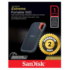 SANDISK - Disco externo ssd e61 extreme 1tb portable 1050mbs