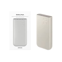 SAMSUNG - Batería Power Bank 20000mah 45w Carga Rápida - Beige