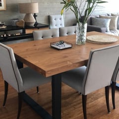 KILA DESIGN - Mesa de comedor RITA Madera y Fierro