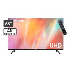 SAMSUNG - TV Led Smart UHD 4K 65 UN65AU7090G - Negro