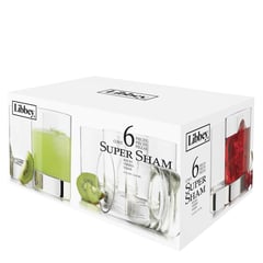 LIBBEY - Set Vasos Rocks Super Sham 310 ml x 6