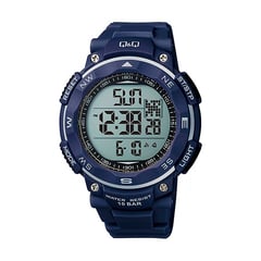 Q AND Q - Reloj deportivo digital qq acuatico alarma dual time Multifuncion