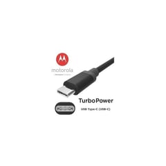 MOTOROLA - Cable usb tipo c turbopower 3.1 original - negro