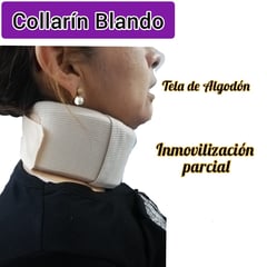 GENERICO - Collarín Cervical Blando Color Beige Talla M
